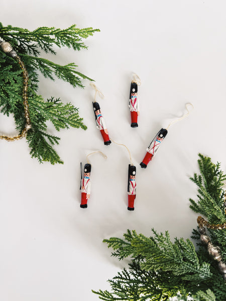 Set of 5 Nutcracker Ornaments
