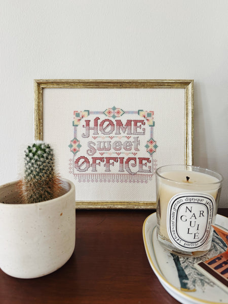 Home Sweet Office Needlepoint