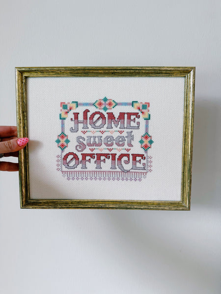 Home Sweet Office Needlepoint