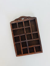 Load image into Gallery viewer, Vintage Wood Heart Trinket Shelf
