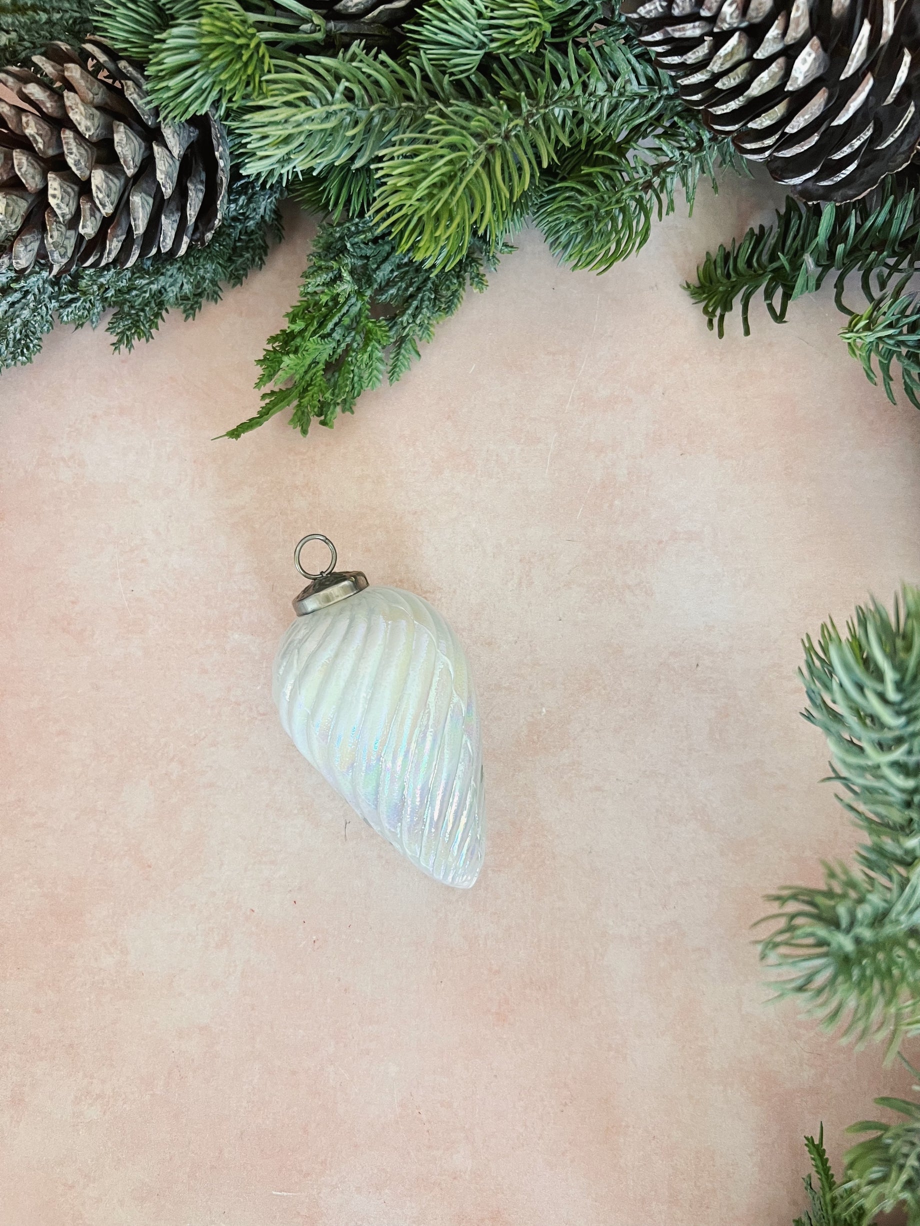 Swirl Glass Ornament