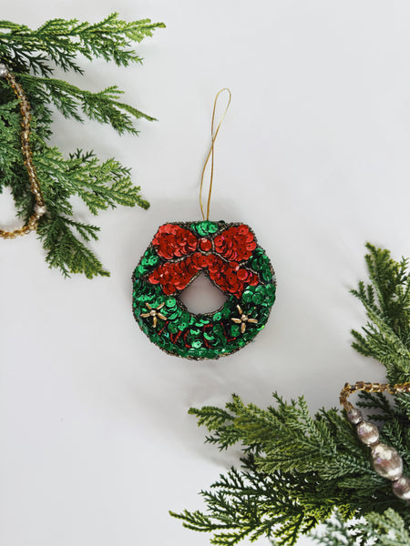 Sequin Wreath Ornament
