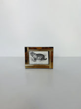 Load image into Gallery viewer, Framed Small Cat Lithograph
