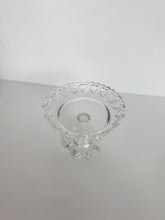 Load image into Gallery viewer, Glass Heart Cut Out Pedestal Dish
