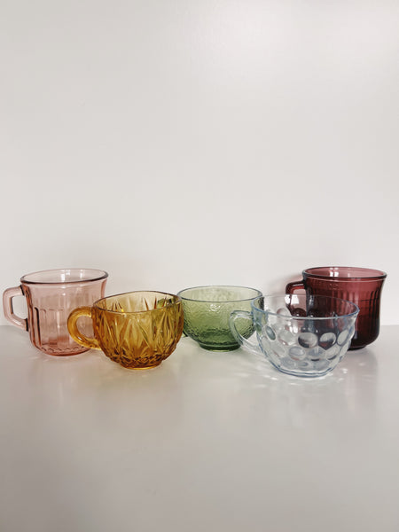 Rainbow Glass Mug Set 10