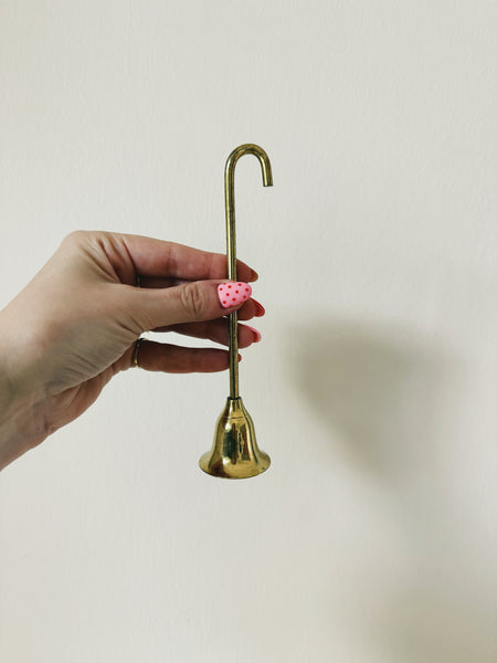 Brass Standing Candle Snuffer