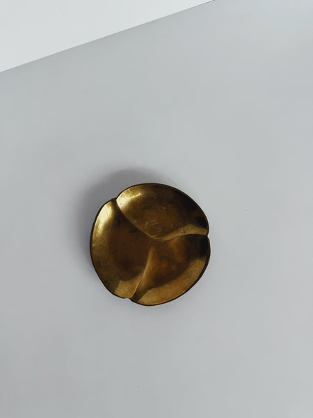 3 Section Little Brass Dish