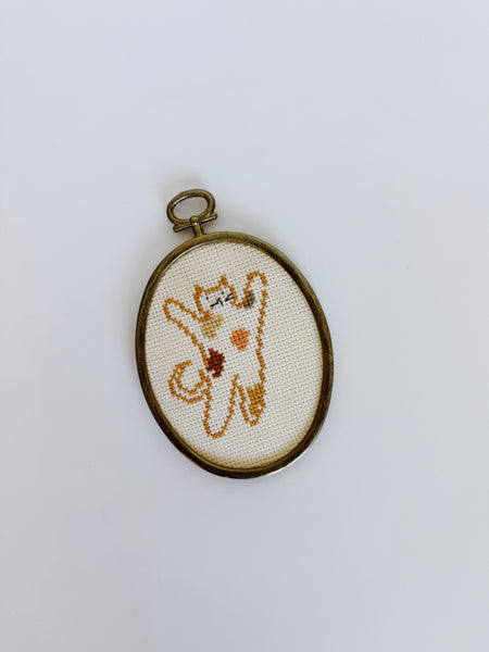 Spotted Cat Cross Stitch
