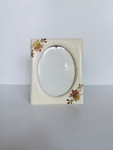 Load image into Gallery viewer, Mauve and Gold Flower Picture Frame
