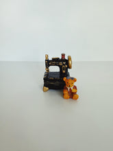 Load image into Gallery viewer, Sewing Machine and Teddy Bear Trinket Box
