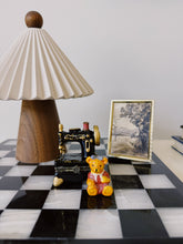 Load image into Gallery viewer, Sewing Machine and Teddy Bear Trinket Box
