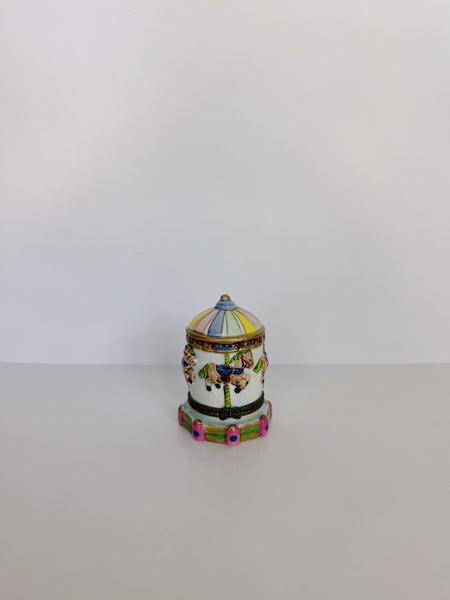 Vintage Carousel Trinket Box