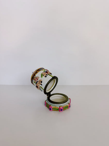 Vintage Carousel Trinket Box