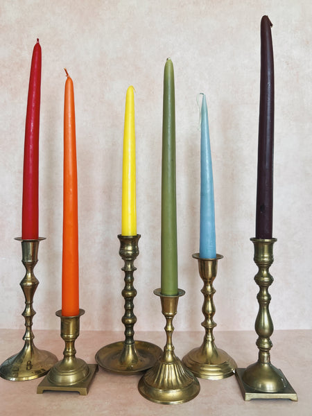 Curated Rainbow Candlestick Set 3