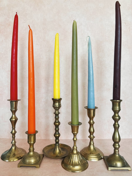 Curated Rainbow Candlestick Set 3