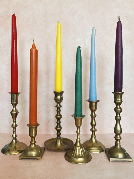 Curated Rainbow Candlestick Set 4