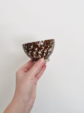 Load image into Gallery viewer, Brown and White Spotted Trinket Bowl

