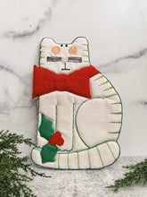 Load image into Gallery viewer, Holiday Cat Trivet
