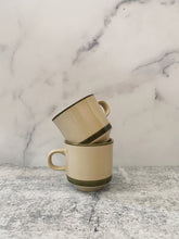 Load image into Gallery viewer, Set of 2 Beige and Green Mugs
