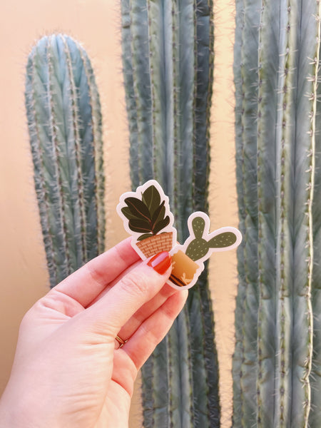 Set of 2 Plant Stickers