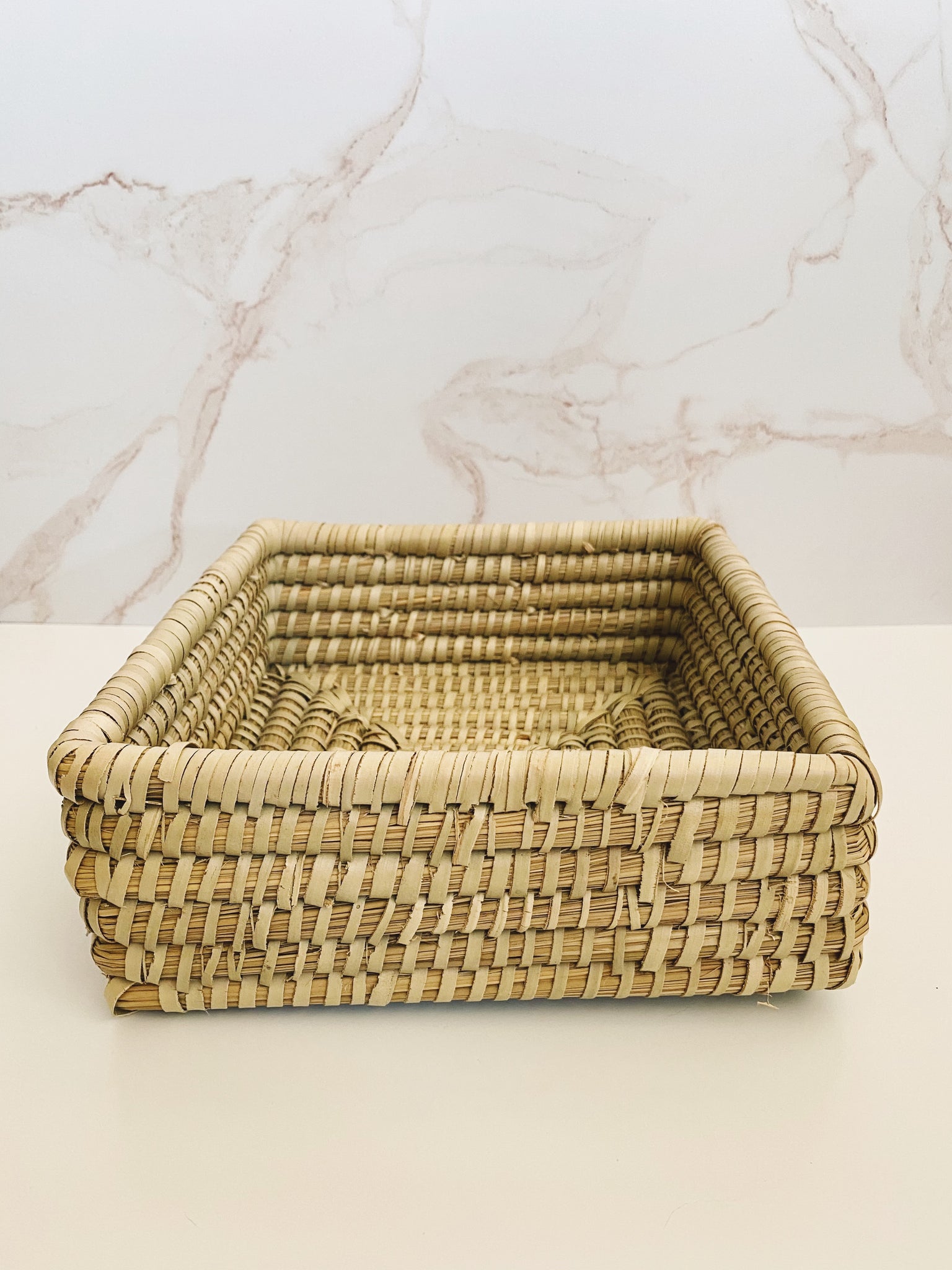 Square Seagrass Basket home stretch interiors