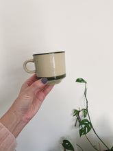 Load image into Gallery viewer, Set of 2 Beige and Green Mugs
