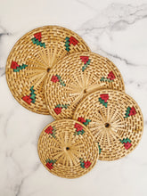 Load image into Gallery viewer, Rose Woven Trivet
