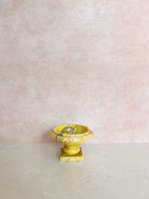 Load image into Gallery viewer, Yellow Marble Pedestal Dish
