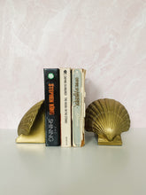 Load image into Gallery viewer, Brass Shell Bookends

