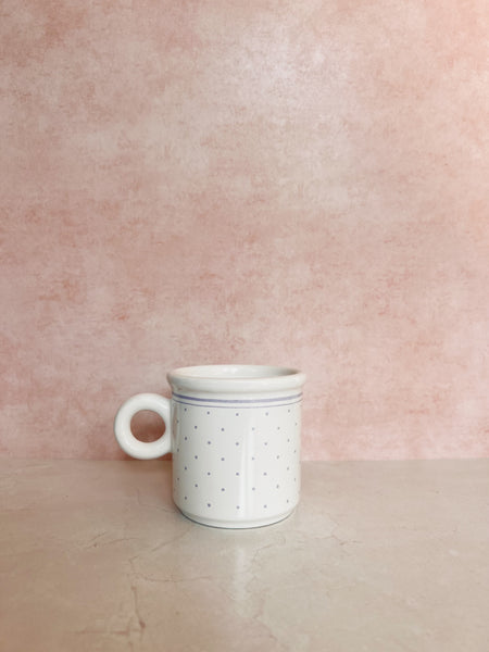 Purple Polka Dot Mug