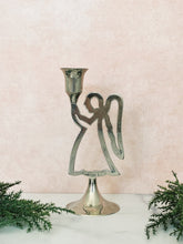 Load image into Gallery viewer, Silver Angel Candle Holder
