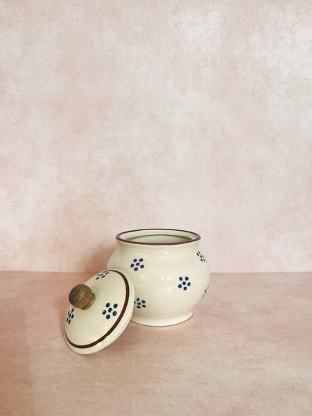 Floral Ceramic Jar