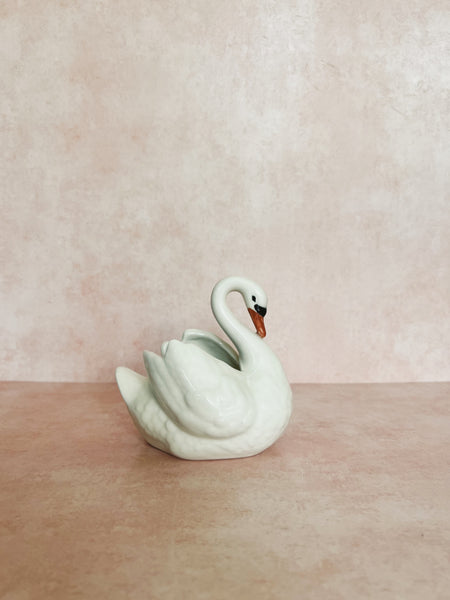 Midcentury Ceramic Swan