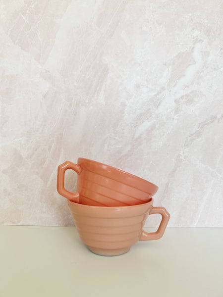 Set of 2 Pink Mugs