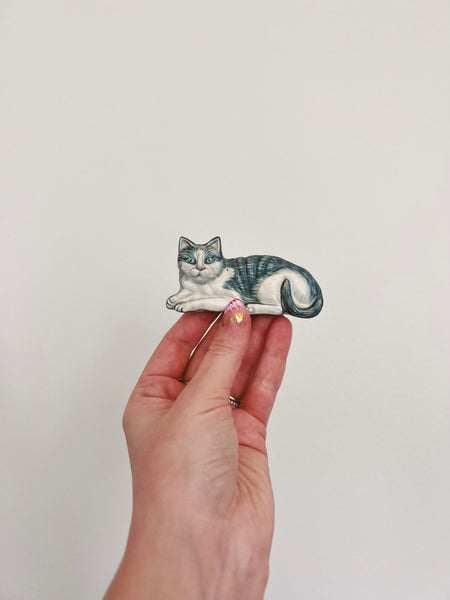 Blue Cat Magnet