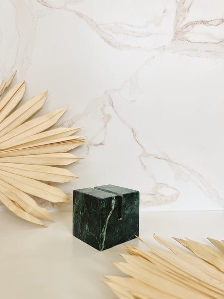 Green Marble Paper Holder