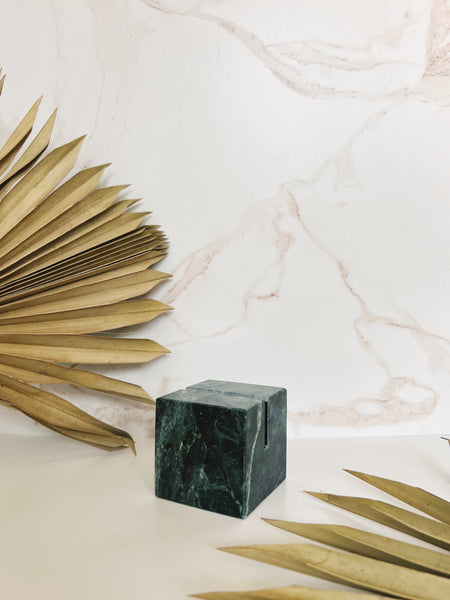 Green Marble Paper Holder