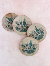 Load image into Gallery viewer, Set of 4 Cactus Coasters
