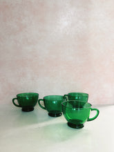 Load image into Gallery viewer, Set of 4 Green Mugs
