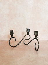 Load image into Gallery viewer, Abstract Metal Candelabra
