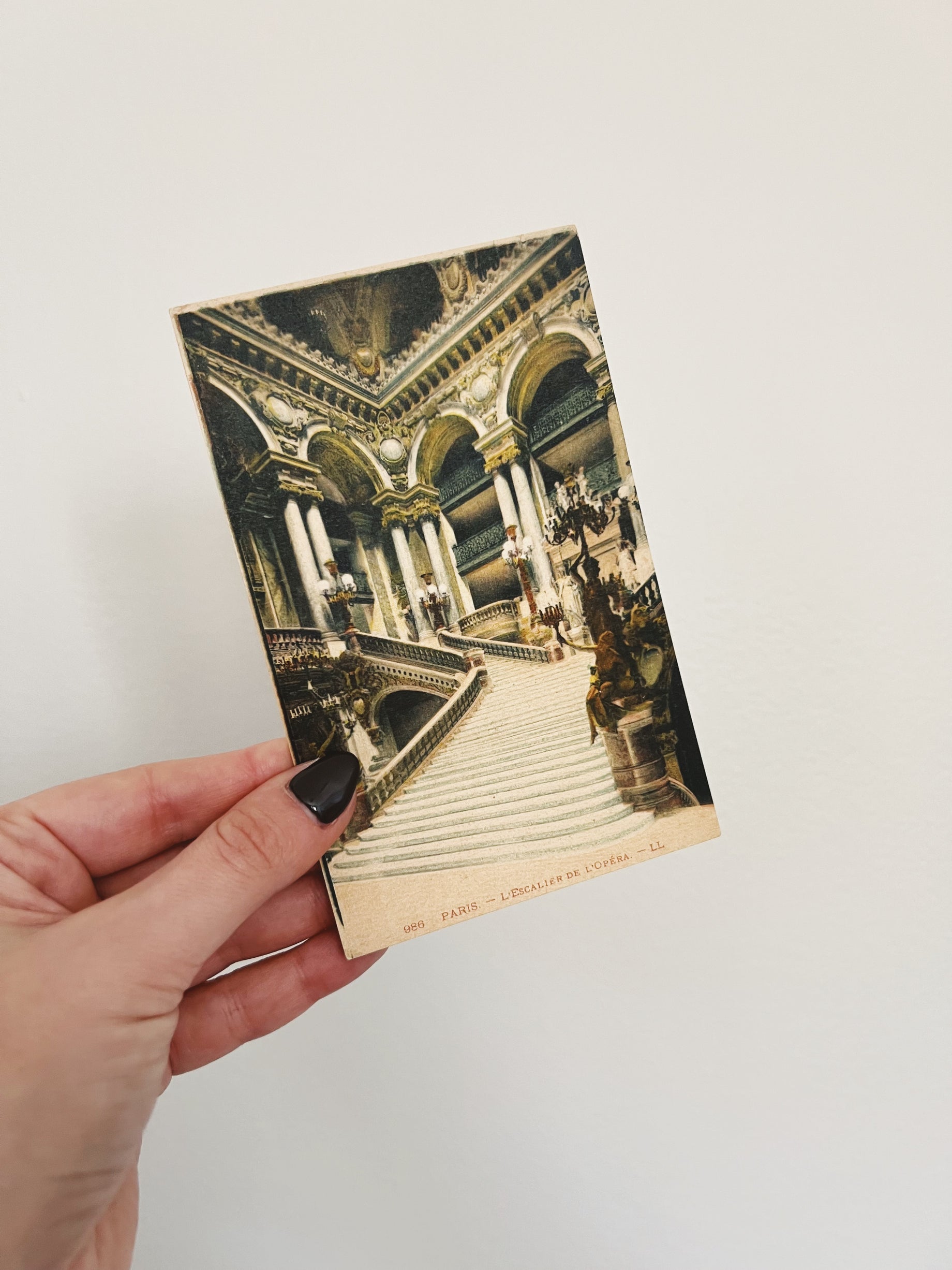 Vintage Paris Opera House Postcard