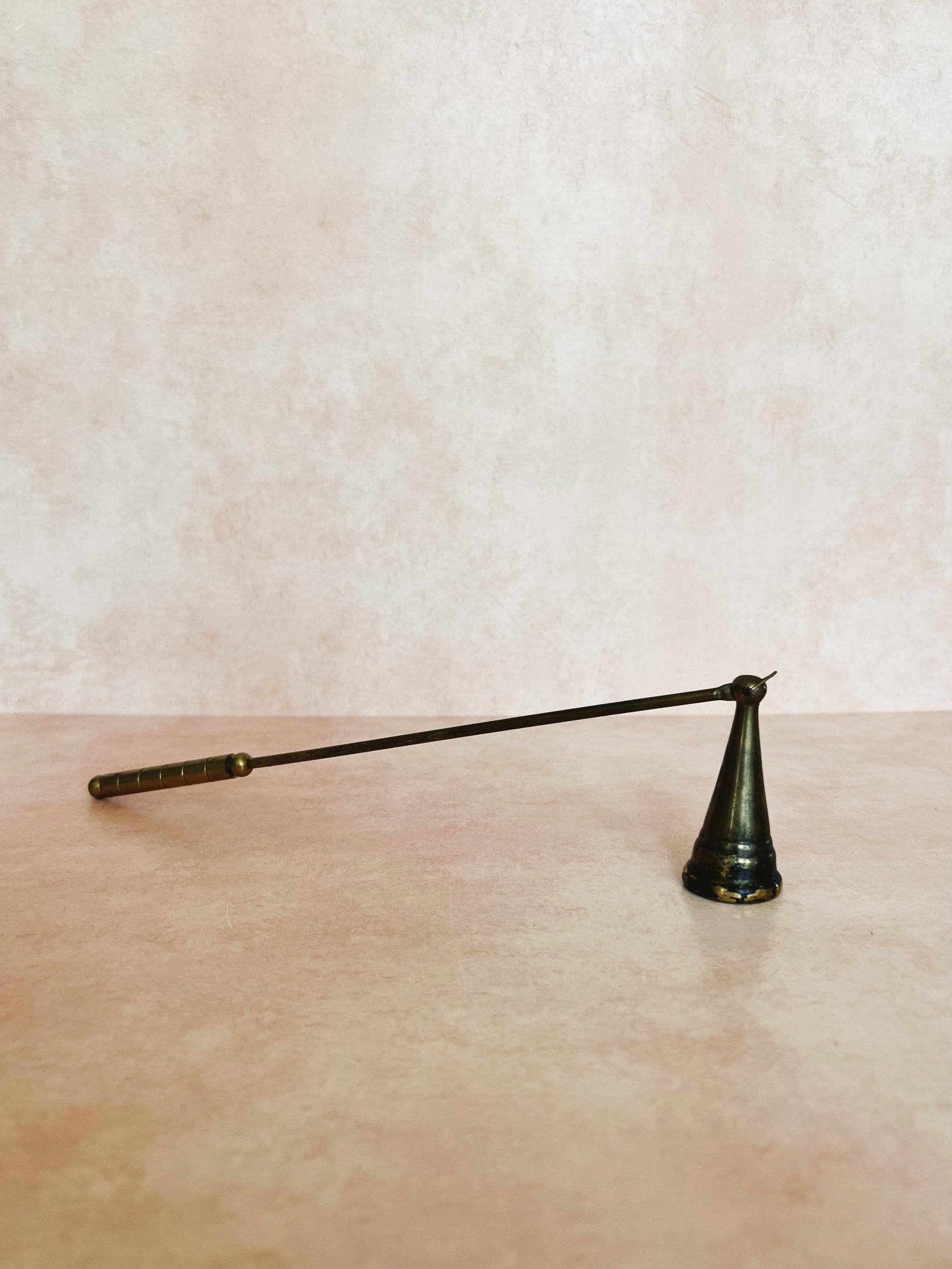 Brass Hinged Candle Snuffer